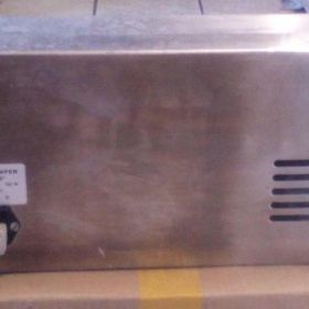 Συρρικνωτική μηχανή, αυτόματη, ανοξείδωτη. (Σφραγιστική για σακούλες διαφόρων μεγεθών)