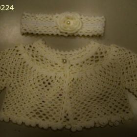 Βαπτιστικά πλεκτα ρούχα χειροποίητα 