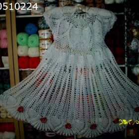 Βαπτιστικά πλεκτα ρούχα χειροποίητα 