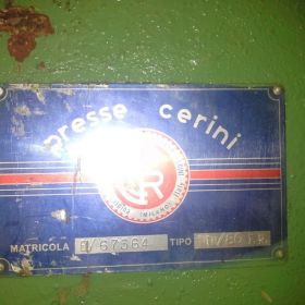 Κρουστική Πρέσα Presse Cerini 