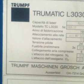 TRUMPF Trumatic L3030