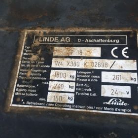 Παλετοφόρο πεζού χειριστή Linde