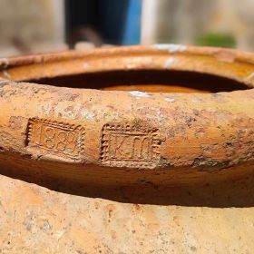 Αντικα Παλιό κεραμικό πυθαρι του 1889 